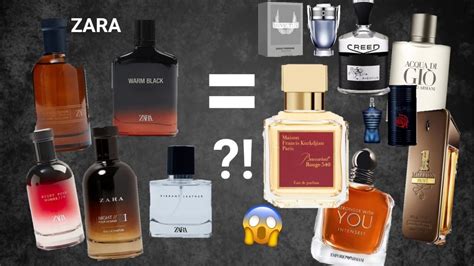 perfume zara clones|zara dupe men perfumes list.